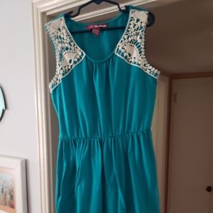 Teal dress